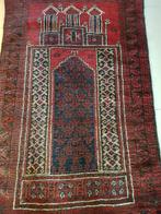 Mooi antiek Perzisch handgeknoopt tapijt uit Iran 80-130 cm., Antiek en Kunst, Ophalen of Verzenden