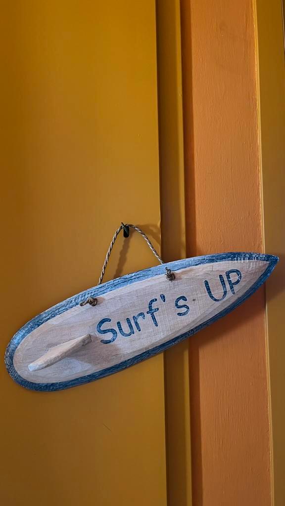 Tof surfplank bordje!, Kinderen en Baby's, Kinderkamer | Inrichting en Decoratie, Zo goed als nieuw, Wanddecoratie, Ophalen of Verzenden