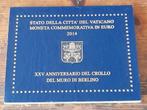 Vaticaanstad 2 euro 2014 BU Val van de Berlijnse muur folder, Postzegels en Munten, Munten | Europa | Euromunten, Ophalen of Verzenden
