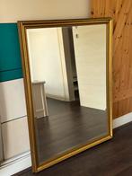 Grote Spiegel met Goudkleurige Lijst, Ophalen, Gebruikt, 100 tot 150 cm, 75 tot 100 cm
