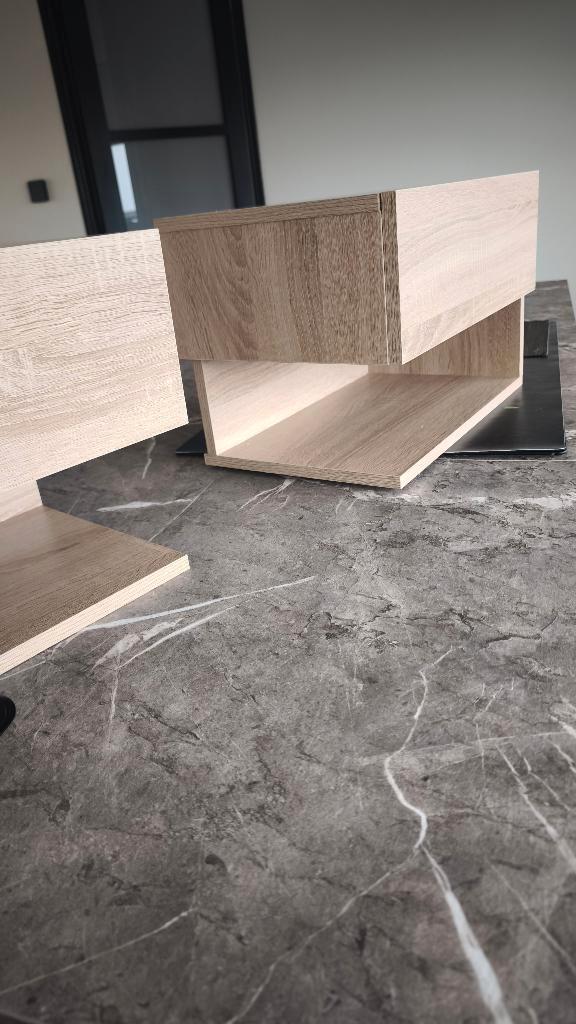 Set of bed side tables., Huis en Inrichting, Tafels | Sidetables, Nieuw, 25 tot 50 cm, Minder dan 50 cm, Rechthoekig, Ophalen