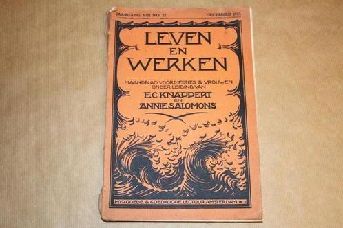 Leven en werken - Maandblad - 1923, Boeken, Geschiedenis | Vaderland, Gelezen, 20e eeuw of later, Ophalen of Verzenden
