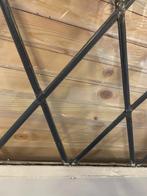Set schuif / en-suite deuren met glas in lood 203x166cm., Ophalen