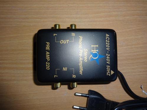HQ Pre Amp-220 RIAA draaitafel/RIAA voorversterker, Audio, Tv en Foto, Platenspelers, Zo goed als nieuw, Platenspeler-onderdeel