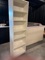 Witte Boekenkast met 6 Planken, Ophalen, Met plank(en), Gebruikt, 200 cm of meer