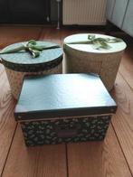 3 Ikea boxes/opbergdozen, Ophalen of Verzenden, Zo goed als nieuw, Rond