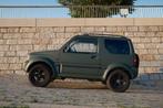 Suzuki Jimny 1.3 4WD 2005 Beige (Matgroene Wrap), Auto's, Suzuki, Stof, Zwart, 4 stoelen, Vierwielaandrijving