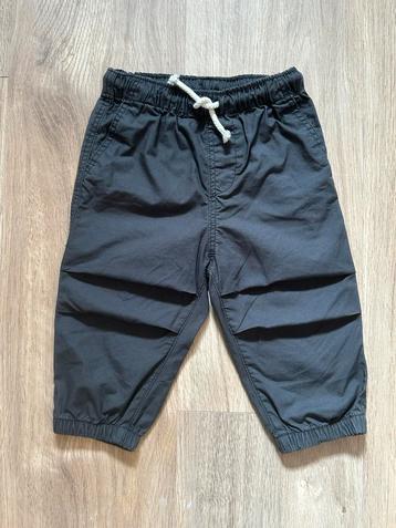 H&M - Jogger popeline grijs | Maat 74 beschikbaar voor biedingen