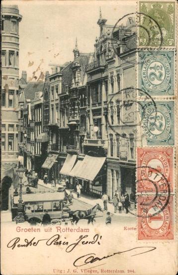 Rotterdam J.G. Vlieger No 204 5 postzegels TOPPER beschikbaar voor biedingen