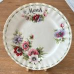 Royal Albert maandbord maart – anemonen – bone china, Verzamelen, Porselein, Kristal en Bestek, Ophalen of Verzenden, Zo goed als nieuw