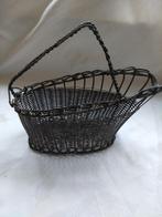 FLESSENMAND van Metal Blanc, ca 21 cm hoog, uit Frankrijk, Antiek en Kunst, Ophalen of Verzenden