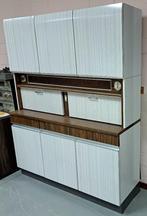 Keukenkastje jaren 70, vintage, Huis en Inrichting, Keuken | Keukenelementen, Ophalen, Gebruikt, 100 tot 150 cm, Bruin
