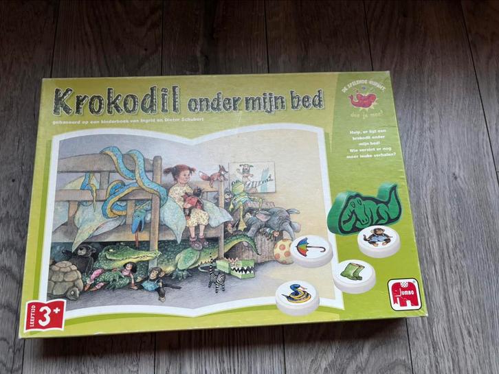Krokodil onder mijn bed, Hobby en Vrije tijd, Gezelschapsspellen | Bordspellen, Gebruikt, Vijf spelers of meer, Ophalen of Verzenden