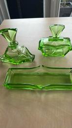 Antiek kaptafel setje, Antiek en Kunst, Antiek | Glas en Kristal, Ophalen of Verzenden