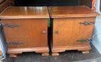 2 nachtkastjes, Huis en Inrichting, Slaapkamer | Nachtkastjes, Ophalen, Gebruikt, Minder dan 45 cm