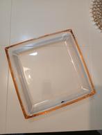 Prachtige grote Leonardo glazen schaal diameter 43,5cm., Ophalen of Verzenden, Zo goed als nieuw, Vierkant, Glas