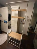 Kapstok met schoenenrek, halmeubel, Huis en Inrichting, Woonaccessoires | Kapstokken, Ophalen, Gebruikt, Metaal, Staande kapstok