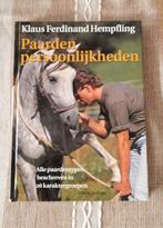 K.F. Hempfling - Paardenpersoonlijkheden, K.F. Hempfling, Ophalen of Verzenden, Zo goed als nieuw