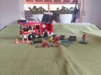 Playmobil - Brandweerauto + 2 extra poppetjes - 5363, Ophalen of Verzenden, Zo goed als nieuw, Complete set