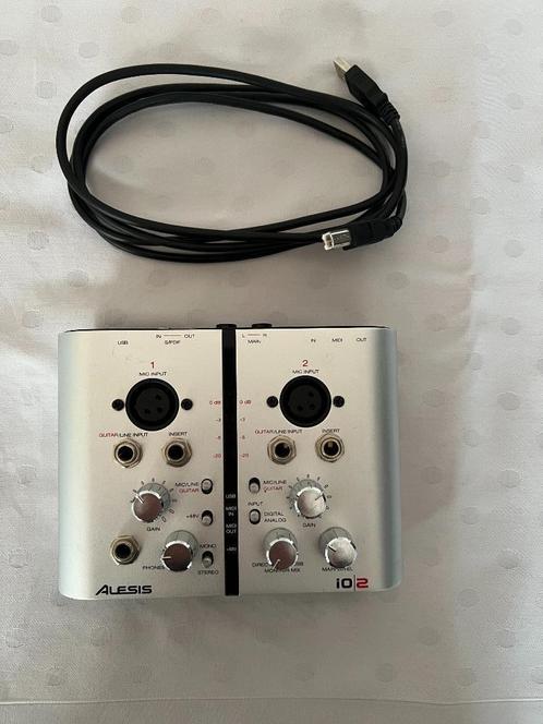 Alesis iO/2 interface, Audio, Tv en Foto, Professionele Audio-, Tv- en Video-apparatuur, Zo goed als nieuw, Audio, Ophalen of Verzenden
