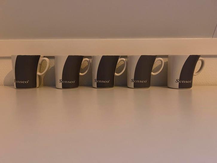 3x Senseo Mokken steen, Huis en Inrichting, Keuken | Servies, Gebruikt, Kop(pen) en/of Schotel(s), Effen, Keramiek, Ophalen of Verzenden