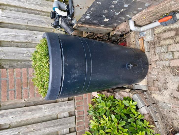Zo goed als nieuwe regenton, Tuin en Terras, Regentonnen, Zo goed als nieuw, Kunststof, 150 liter of meer, Ophalen of Verzenden