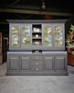 Industriële grutterskast | zwarte apothekerskast #525, Huis en Inrichting, Kasten | Buffetkasten, 200 cm of meer, Met deur(en)