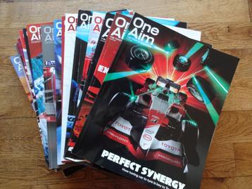 Toyota One Aim magazines Toyota racing autosport F1 beschikbaar voor biedingen