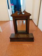 Oude Eiken Spiegel - 44x57 cm, Antiek en Kunst, Antiek | Spiegels, Ophalen of Verzenden, Rechthoekig