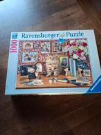 Ravensburger Puzzel - Kattenportretten - 1000 stukjes, Ophalen of Verzenden, 500 t/m 1500 stukjes, Zo goed als nieuw, Legpuzzel