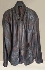 Bruine zacht lederen herenjas maat 56, Kleding | Heren, Ophalen of Verzenden, Zo goed als nieuw, Maat 56/58 (XL), Bruin