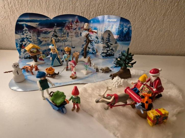 Playmobil kerst winterset, Kinderen en Baby's, Speelgoed | Playmobil, Zo goed als nieuw, Ophalen of Verzenden