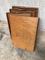 6 Vintage houten dienbladen, Ophalen of Verzenden, Gebruikt, Rechthoekig, Hout