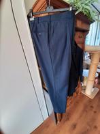 Ermenegildo Zegna blauwe krijtstreep pantalon 54r., Kleding | Heren, Maat 52/54 (L), Ermenegildo Zegna, Blauw, Ophalen of Verzenden