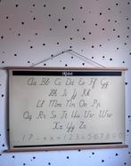 Schoolplaat letters, Ophalen of Verzenden, Wanddecoratie