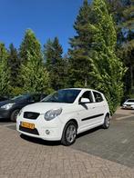 Kia Picanto 1.0 2010 Wit, Auto's, Stof, 63 pk, Zwart, 4 cilinders