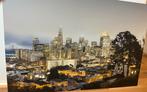 Loods5 Metalen poster skyline van San Fransico 120x80, Ophalen, Zo goed als nieuw, Foto of Poster, Minder dan 50 cm