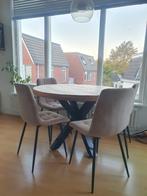 Ronde eettafel mangohout - Trevor, Ophalen, Gebruikt, Rond, Vier personen