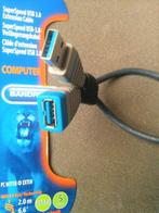 USB 3.0 verlengkabel 5Gbps 2 meter USB 3 kabel, Ophalen of Verzenden, Nieuw