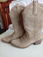 Suède Cowboy Laarzen Maat 37, Ophalen of Verzenden, Zo goed als nieuw, Beige, Lage of Enkellaarzen