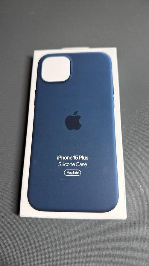 Apple iPhone 15 Plus Silicone Case Blue GESEALED, Telecommunicatie, Mobiele telefoons | Hoesjes en Frontjes | Apple iPhone, Nieuw