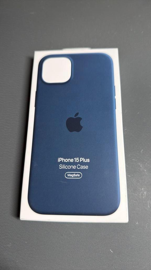 Apple iPhone 15 Plus Silicone Case Blue GESEALED, Telecommunicatie, Mobiele telefoons | Hoesjes en Frontjes | Apple iPhone, Nieuw