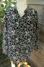 Blouson zwart/ creme blad Exxcellent mt 46 Vaste prijs, Kleding | Dames, Zwart, Maat 46/48 (XL) of groter, Ophalen of Verzenden