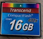 CompactFlash Sandisk Transcend 16Gb, 60MB/s', Sandisk, Ophalen of Verzenden, Zo goed als nieuw, 16 GB