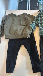 2 setjes broek, jeans, trui/sweater en blouse 86, Gebruikt, Broekje, Name it, Ophalen of Verzenden