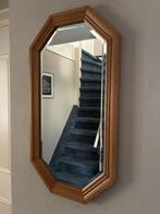 Spiegel met blank eiken lijst, Minder dan 50 cm, Ophalen of Verzenden, Zo goed als nieuw, Minder dan 100 cm
