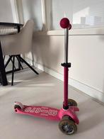 Mini Micro step Deluxe LED - 3-wiel kinderstep - Roze, Fietsen en Brommers, Steps, Ophalen, Zo goed als nieuw, Gewone step