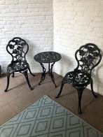 Bistro set, Ophalen of Verzenden, Zo goed als nieuw, Aluminium