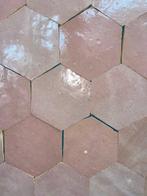 Marokkaanse zelliges Hexagon 0919 Flammed pink 9cm, Nieuw, Overige materialen, Wandtegels, 5 tot 10 m²