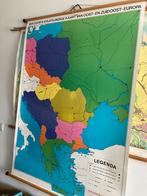 Schoolkaart “Oost-Europa”, Ophalen of Verzenden, Aardrijkskunde